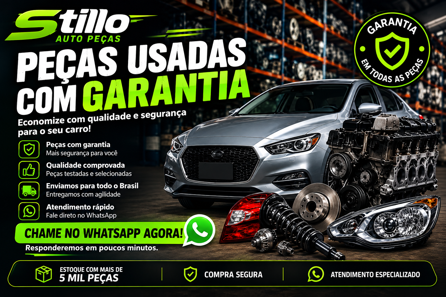 Peças Usadas com Garantia Stillo